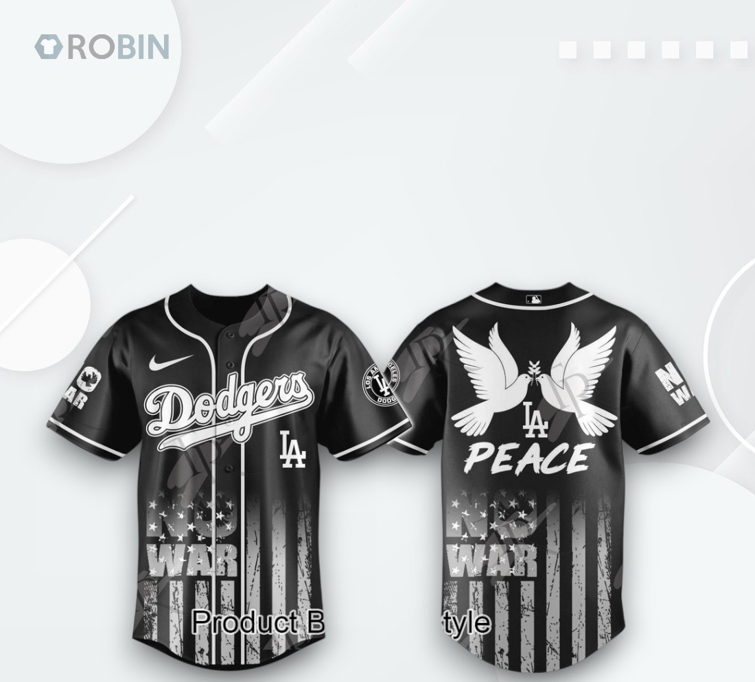 Los Angeles Dodgers X Peace 2025 Limited Edition Baseball Jersey Los Angeles Dodgers X Peace 2025 Limited Edition Baseball Jersey