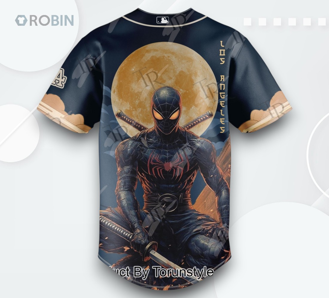Los Angeles Dodgers X Spiderman Japan 2025 Special Edition Baseball Jersey Los Angeles Dodgers X Spiderman Japan 2025 Special Edition Baseball Jersey