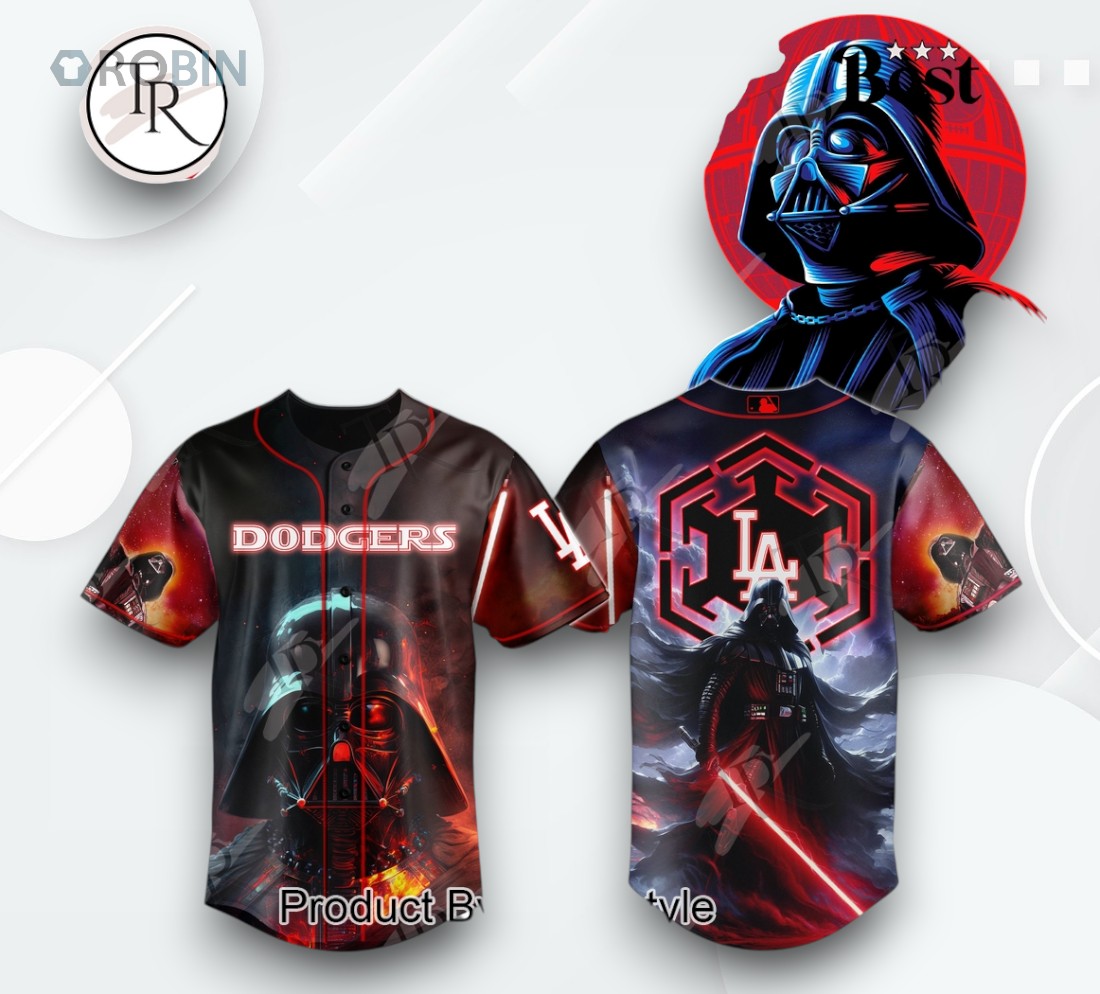 Los Angeles Dodgers X Star Wars Darth Vader 2025 Special Edition Baseball Jersey Los Angeles Dodgers X Star Wars Darth Vader 2025 Special Edition Baseball Jersey