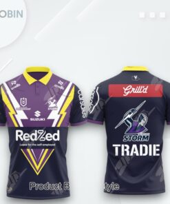Melbourne Storm 2025 City Edition Polo Shirt