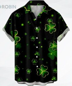 Mens St.Patrick’s Day Shirt Irish Clover Printed Casual Shirt Short Sleeve Button Down Vintage Hawaiian Shirts Mens St.Patrick’s Day Shirt Irish Clover Printed Casual Shirt Short Sleeve Button Down Vintage Hawaiian Shirts
