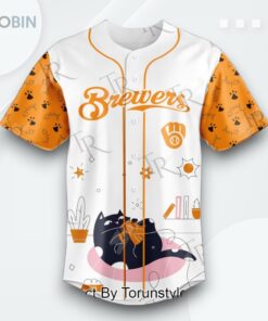 Milwaukee Brewers X 2025 International Cat Day Limited Edition Baseball Jersey