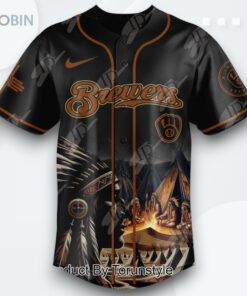 Milwaukee Brewers X Native American Heritage Month Special Edition Baseball Jersey