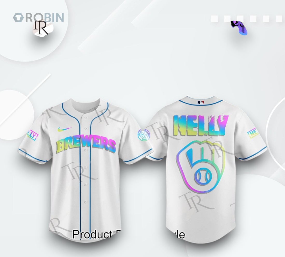 Milwaukee Brewers X Nelly 2025 Limited Edition Baseball Jersey Milwaukee Brewers X Nelly 2025 Limited Edition Baseball Jersey