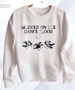 Murder On The Dance Floor Funny Crow Dancing Disco Shirt