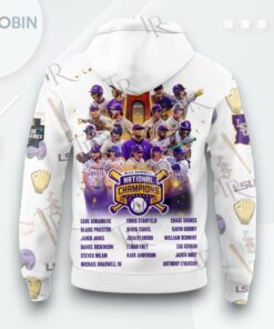 NCAA Baseball National Champions 20 LSU Tigers 25 Special Edition Hoodie