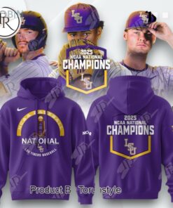 NCAA Baseball National Champions LSU Tigers 2025 Hoodie