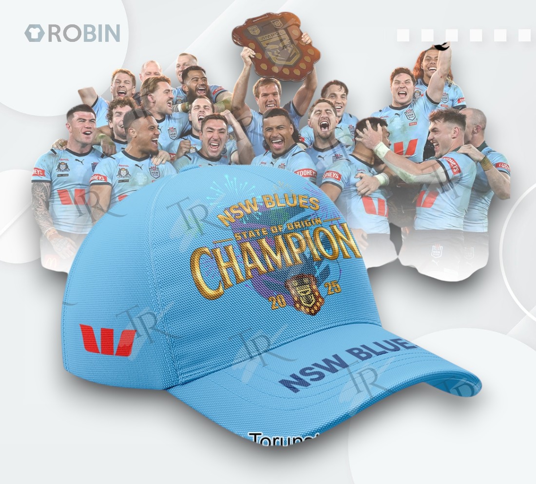 New South Wales Blues State Of Origin Champions 2025 Classic Cap New South Wales Blues State Of Origin Champions 2025 Classic Cap