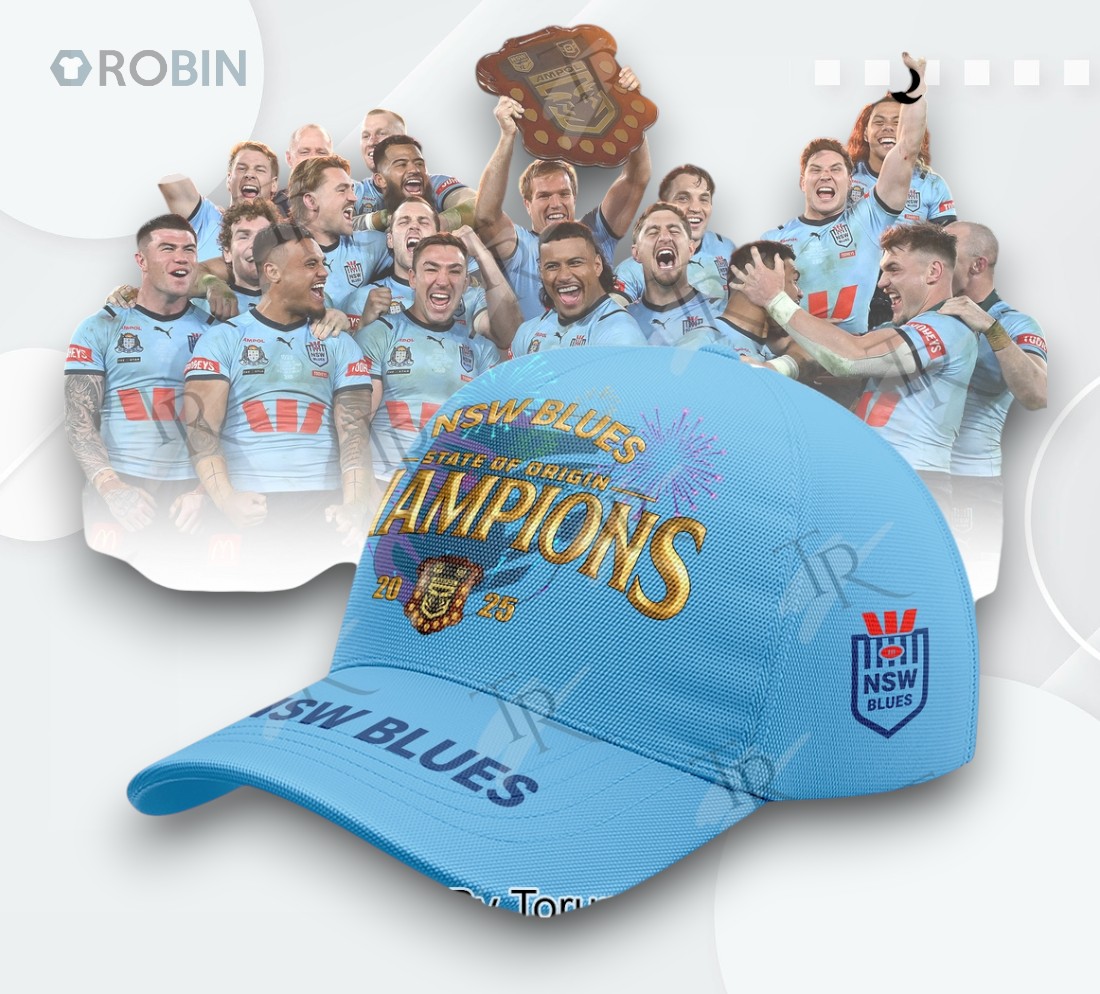 New South Wales Blues State Of Origin Champions 2025 Classic Cap New South Wales Blues State Of Origin Champions 2025 Classic Cap