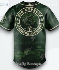 New York Yankees X Big Cypress Alligator Alcatraz 2025 Limited Edition Baseball Jersey