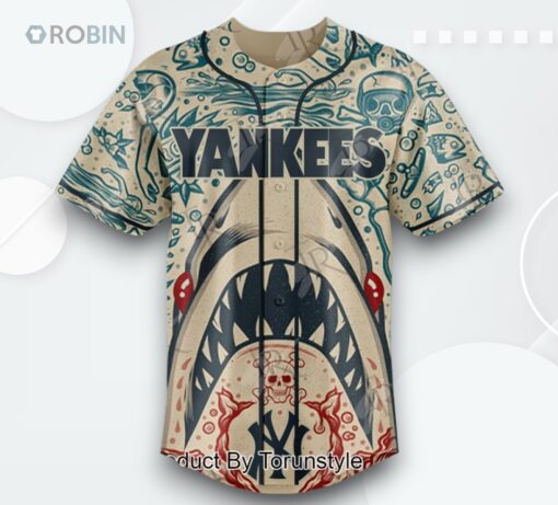 New York Yankees X Jaws 50 2025 Limited Edition Baseball Jersey