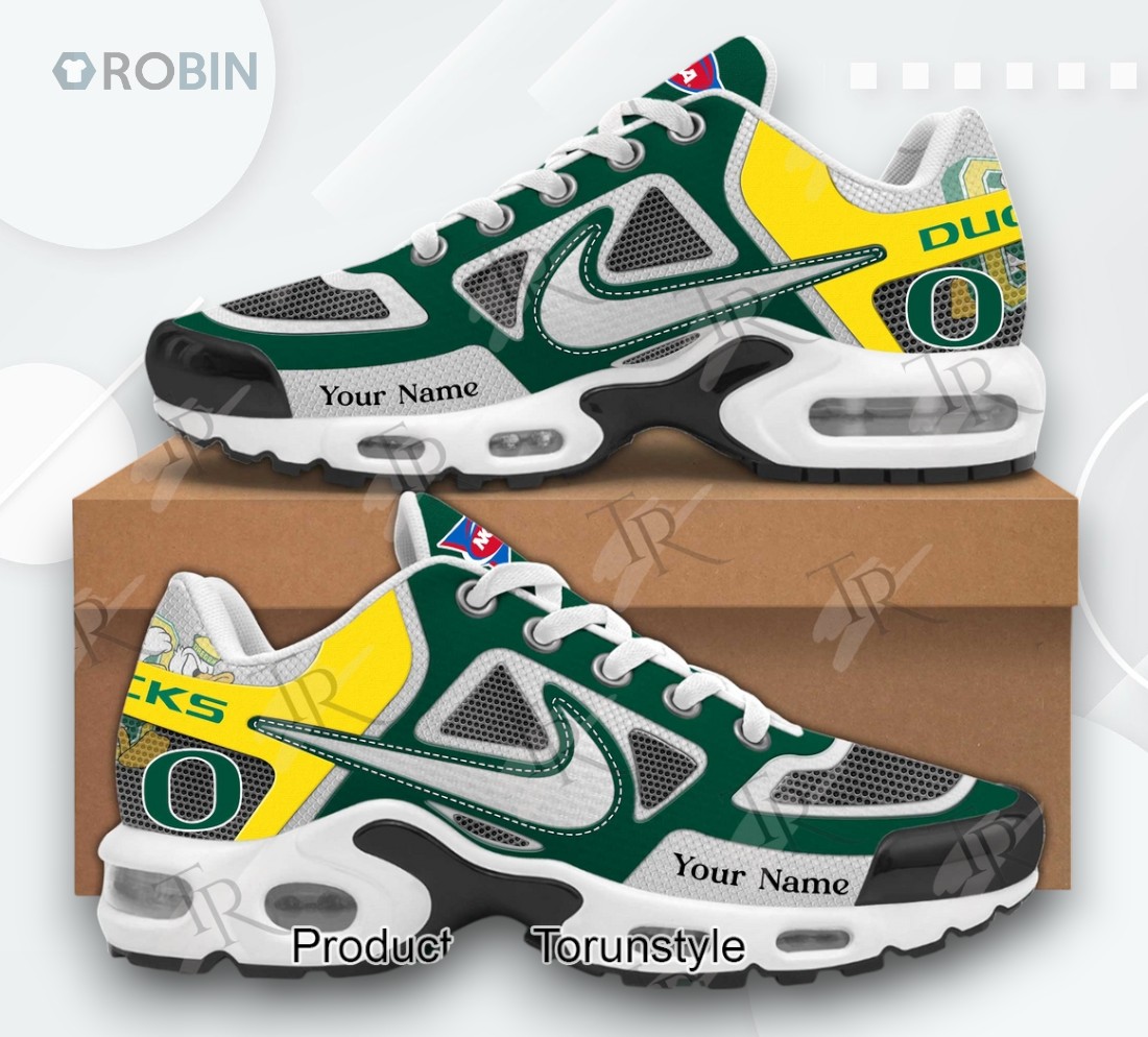Oregon Ducks New Design 2025 Custom Name Sneaker Air Cushion Oregon Ducks New Design 2025 Custom Name Sneaker Air Cushion