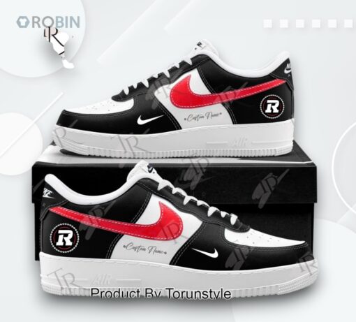 Ottawa Redblacks 2025 Logo Custom Name AF1 Sneakers