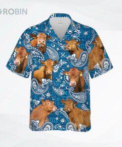 Paisley Pattern Limousin All Over Printed 3D Hawaiian Shirt