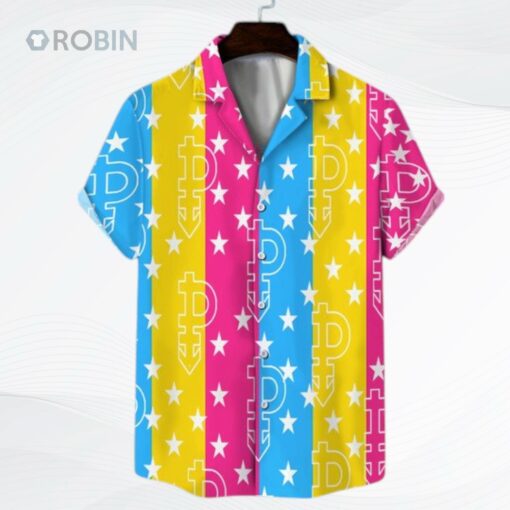 Pan Pride Clothes, Pansexual Hawaiian Shirt, Hawaiian Shirt For Gay Pride Pants, Pansexual Clothes