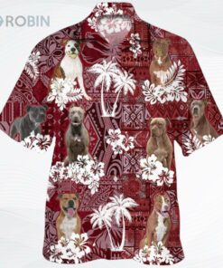 Pitbull Hawaiian Shirt, Dog Aloha Hawaii Shirt For Men Women