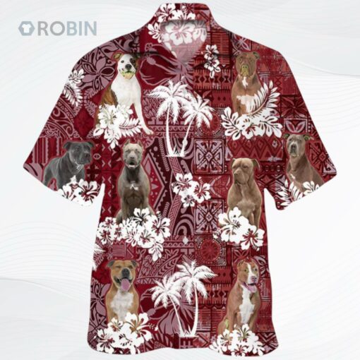 Pitbull Hawaiian Shirt, Dog Aloha Hawaii Shirt For Men Women