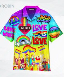 Pride Equality Hawaiian Shirt, Lgbtqi Love Wins Love Is Love Pride Month Hawaiian Shirt Pride Equality Hawaiian Shirt, Lgbtqi Love Wins Love Is Love Pride Month Hawaiian Shirt