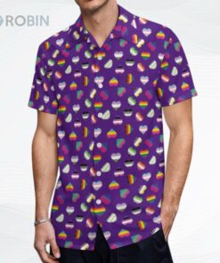 Pride Flag Heart Print Lgbt Gay Trans Bi Ace Queer Hawaiian Vintage Shirt Mens Button Down Tropical Hawaii Beach Shirts Pride Flag Heart Print Lgbt Gay Trans Bi Ace Queer Hawaiian Vintage Shirt Mens Button Down Tropical Hawaii Beach Shirts