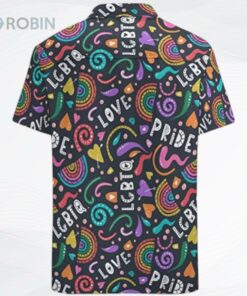 Pride Lgbtq Rainbow Hawaiian Shirt, Love Hawaiian Shirt For Lesbian, Gift For Couple Gay Man, Lesbian Gift Pride Lgbtq Rainbow Hawaiian Shirt, Love Hawaiian Shirt For Lesbian, Gift For Couple Gay Man, Lesbian Gift