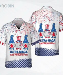 Proud Of American Independence Day Unisex Hawaiian Shirt, Patriotic Gift For Him Her
