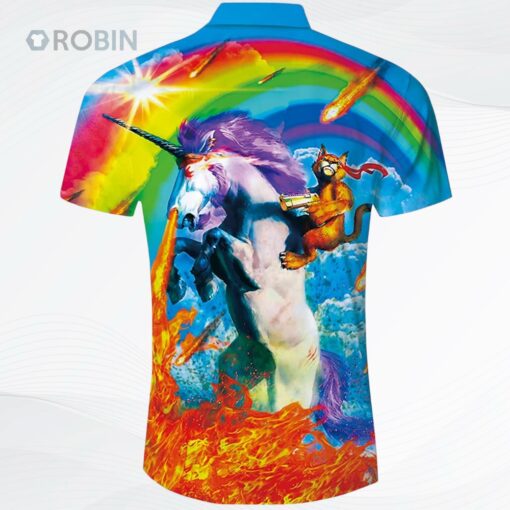 Rainbow Pride Hawaiian Shirt For Lgbtq, Hawaiian Summer Aloha Beach Shirts For Holiday