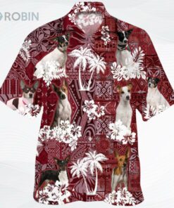Rat Terrier Hawaiian Shirt, Hawaiian Shirt For Dog Lovers