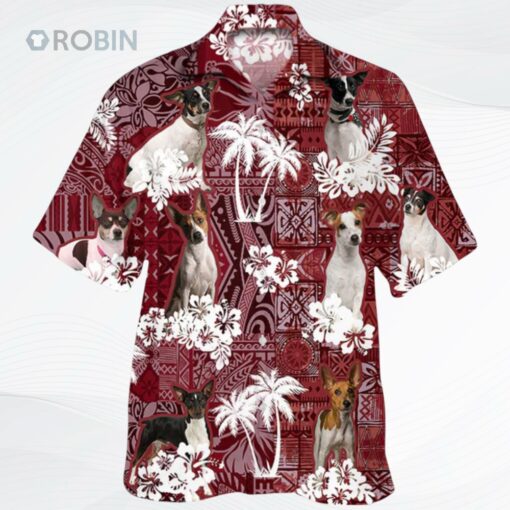 Rat Terrier Hawaiian Shirt, Hawaiian Shirt For Dog Lovers