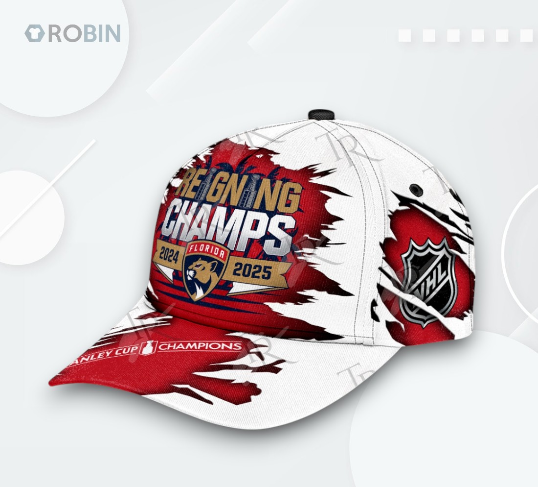 Reigning Champs 2024 2025 Stanley Cup Champions Florida Panthers Special Edition Cap Reigning Champs 2024 2025 Stanley Cup Champions Florida Panthers Special Edition Cap