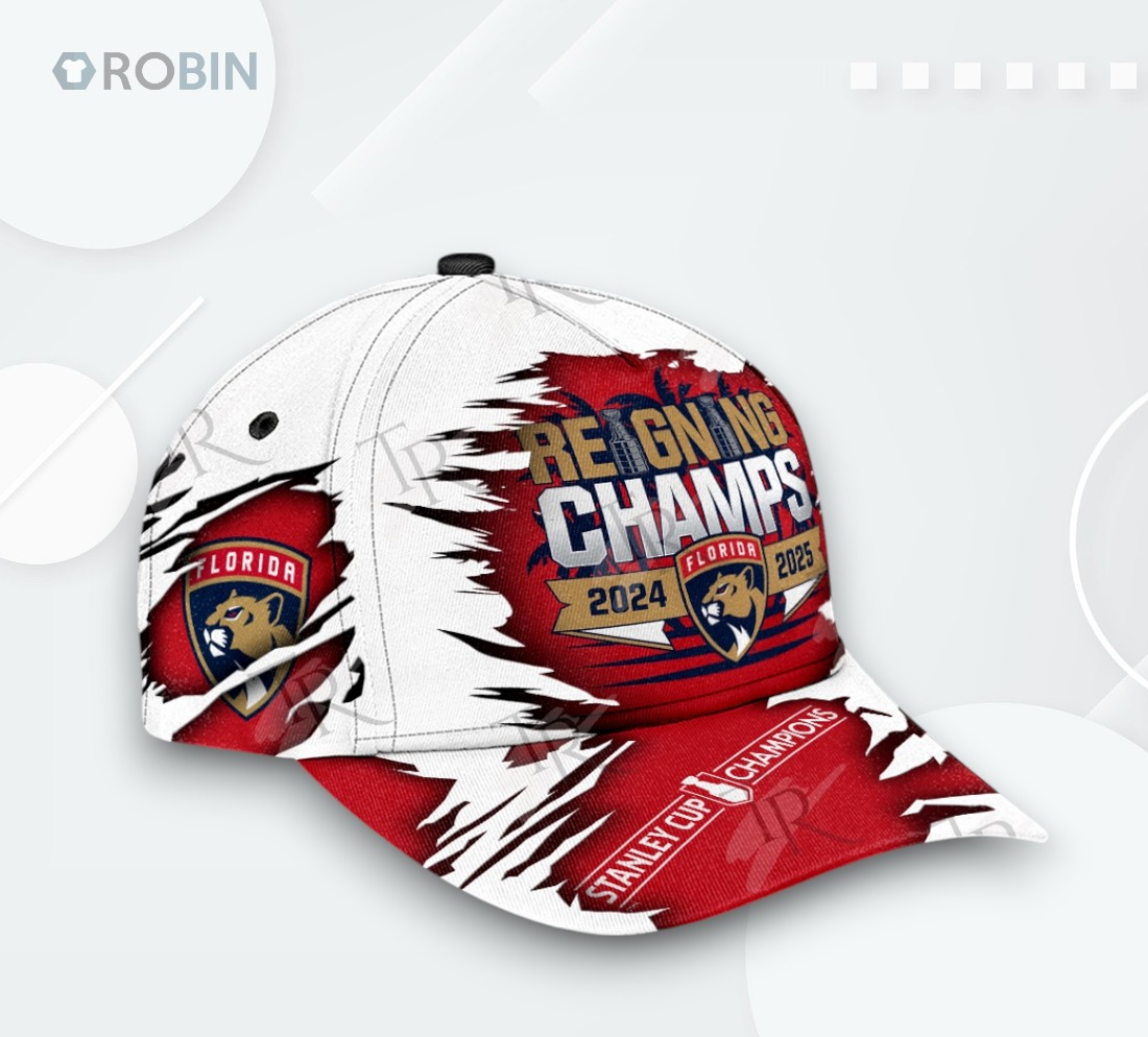 Reigning Champs 2024 2025 Stanley Cup Champions Florida Panthers Special Edition Cap Reigning Champs 2024 2025 Stanley Cup Champions Florida Panthers Special Edition Cap