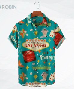 Retro Las Vegas Hawaiian Shirt, Hawaii Shirt For Men, Gift For Him Retro Las Vegas Hawaiian Shirt, Hawaii Shirt For Men, Gift For Him