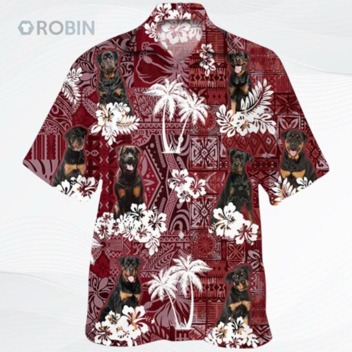 Rottweiler Hawaiian Shirt, Hawaii Shirt For Dog Lovers