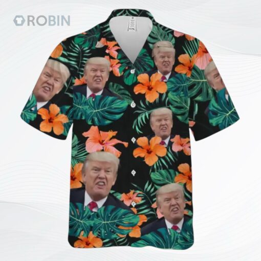 Save America Again   US Election Unisex Tropical Hawaiian Aloha Shirt   Summer Vacation Gift For Trump Supporters