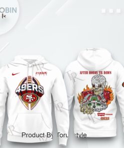 San Francisco 49ers X The Weeknd After Hours Til Dawn 2025 3D Printed Shirt (Hoodie, Shirt, Sweatshirt)   White