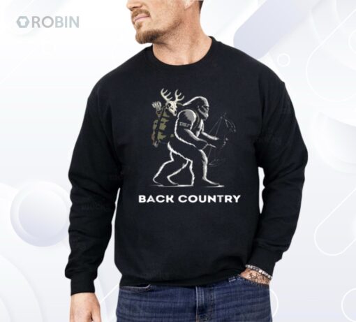 Sasquatch Big Foot Hunting Back Country Archery Shirt