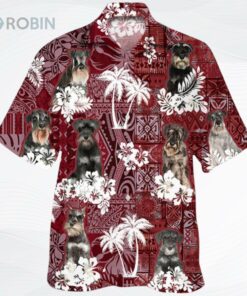 Schnauzer Hawaiian Shirt, Cute Pet Hawaiian Shirts