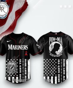 Seattle Mariners X National POW MIA Recognition Day 2025 Limited Edition Baseball Jersey