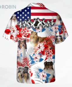 Shetland Sheepdog Hawaiian Shirt, Cool Dog In Aloha Beach Shirt Full Printed, Dog Hawaii Shirt