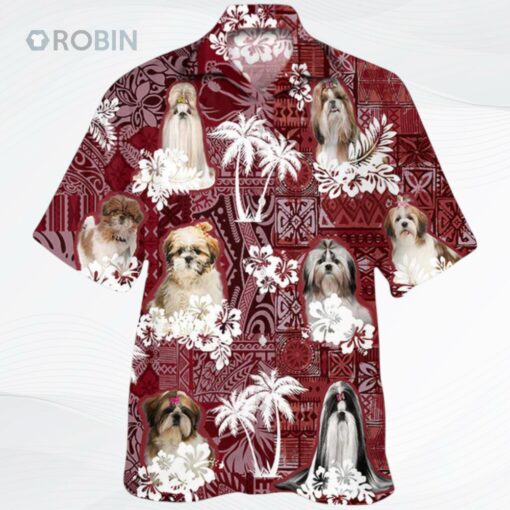 Shih Tzu Hawaiian Shirt, Best Gift For Dog Lovers