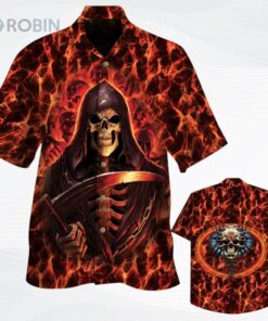 Skull Hook Fir Hawaiian Shirt, Hawaii Shirt For Halloween