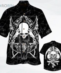 Skull Of The Death All Over Printed Hawaiian Shirt