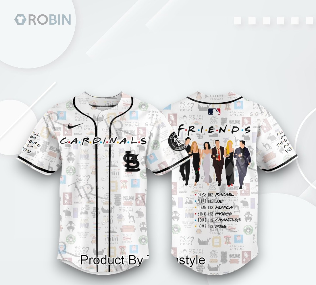 St.Louis Cardinals X F.R.I.E.N.D.S Night 2025 Limited Edition Baseball Jersey St.Louis Cardinals X F.R.I.E.N.D.S Night 2025 Limited Edition Baseball Jersey