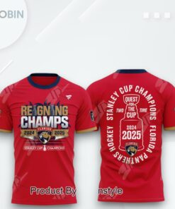 Stanley Cup Champions 2025 Two Time Quest For The Cup Florida Panthers Hoodie