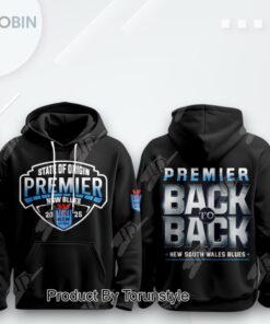 State Of Origin Premiers New South Wales Blues 2025 Back To Back Hoodie
