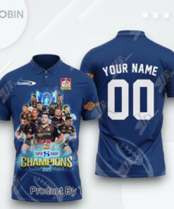 Super Rugby Champions 2025 Chiefs Custom Name Limited Edition Polo