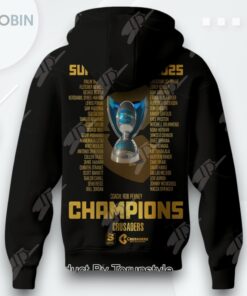Super Rugby Final Champions 24 25 Crusaders Hoodie