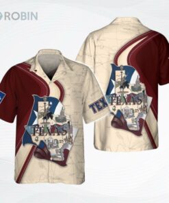 Texas 3D All Over Printed Hawaiian Shirt For American, Texas Hawaii Aloha Beach Shirts For Summer