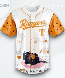 Texas Rangers X 2025 International Cat Day Limited Edition Baseball Jersey Texas Rangers X 2025 International Cat Day Limited Edition Baseball Jersey