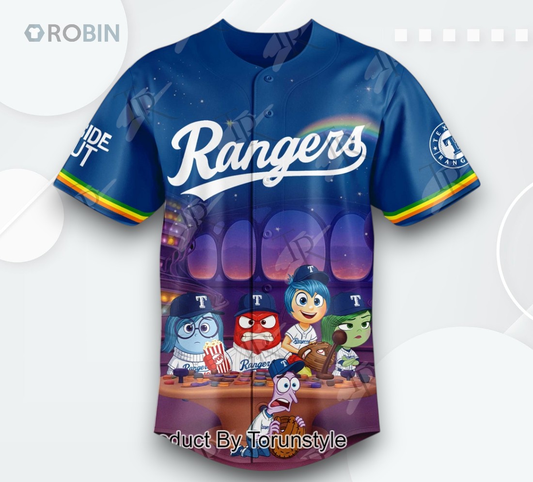Texas Rangers X Inside Out 2025 Limited Edition Baseball Jersey Texas Rangers X Inside Out 2025 Limited Edition Baseball Jersey