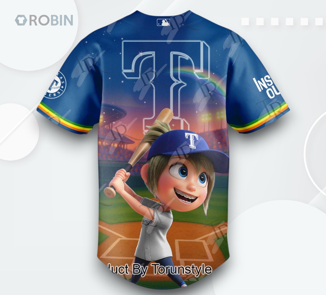 Texas Rangers X Inside Out 2025 Limited Edition Baseball Jersey Texas Rangers X Inside Out 2025 Limited Edition Baseball Jersey